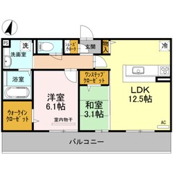 リ：エストⅡの物件間取画像